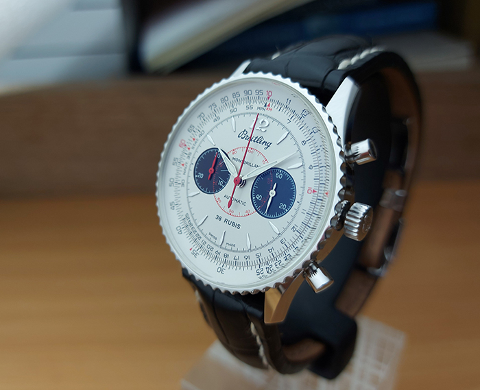 Breitling Navitimer Montbrillant Limited Edition 18K White Gold Ref. A47330