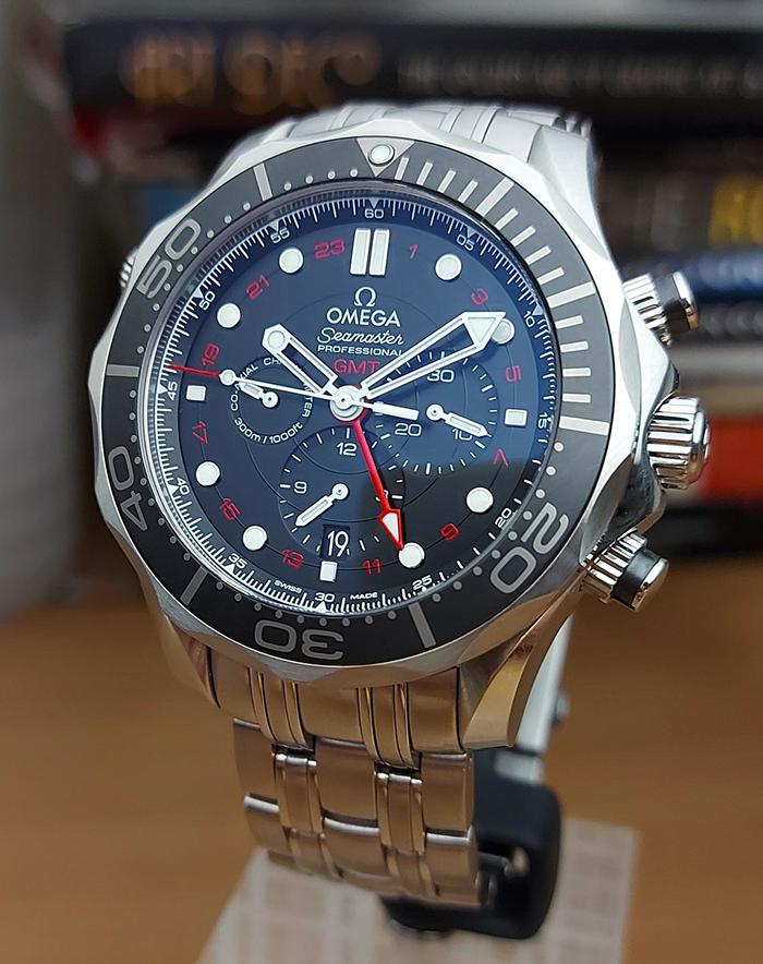 Omega Seamaster Diver 300M Co-Axial GMT Chronograph Ref. 212.30.44.52.01.001