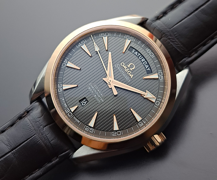 Omega Seamaster Aqua Terra 150M Co-Axial Day-Date 18K RG/SS Ref. 231.23.42.22.06.001